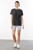 Kadın Nem Emici Hızlı Kuruma Atletik Teknik Performans Spor T-shirt DRIFIT-KISAKOL - 8