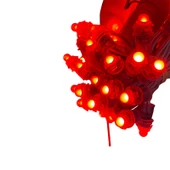 LED piksel ışık dış mekan ışık IP66 DC 12V 12mm kırmızı renkli noel yılbaşı dekoratif aydınlatma su geçirmez reklam tabela perde led - 5