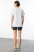 Kadın Nem Emici Hızlı Kuruma Atletik Teknik Performans Spor T-shirt DRIFIT-KISAKOL - 5