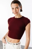 Kısa Kollu Kadın Crop T-shirt CROP-T-SHIRT - 6