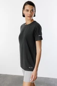 Kadın Nem Emici Hızlı Kuruma Atletik Teknik Performans Spor T-shirt DRIFIT-KISAKOL - 11