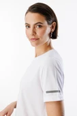 Kadın Nem Emici Hızlı Kuruma Atletik Teknik Performans Spor T-shirt DRIFIT-KISAKOL - 4