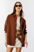 Oversize Basic Kadın Gömlek KADIN-BASIC-GÖMLEK - 8