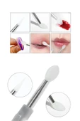Fontenay Silikon Ruj Dudak Fırçası Pürüzsüz Dudak Boyama Aparatı & Tırnak Nail Art Ombre Silikonu - 3