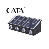 Cata CT-8010 20W Güneş Enerjili Solar LED Aplik Dış Mekan IP65 Duvar Lambası Günışığı 3200K - 1