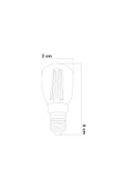 Heka LED Rustik Ampul E14 C7 Ampul 2W 2700K Gün Işığı 10'lu ERD-69 - 1