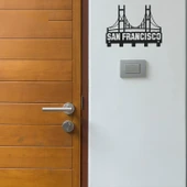 SAN FRANCISCO METAL ANAHTARLIK SİYAH - 5