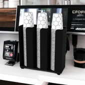 3 Bölmeli Özel Karton Bardaklık Organizer - 5