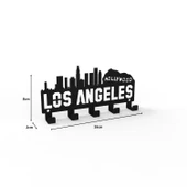 LOS ANGELES METAL ANAHTARLIK SİYAH - 1