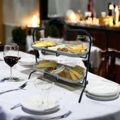 2 Katlı Beyaz Gümüş Zemin Mermer Desenli Melamin 13x32cm Metal Sunum Standı – İkram ve Servis İçin Model 1 Siyah - 11