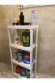 4 Raflı Plastik Banyo & Mutfak Organizer (Small Model) - 2