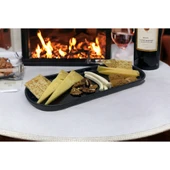 Kırılmaz Melamin Siyah Servis Tabak 13x32cm 2106 - 3