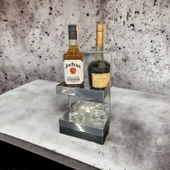 20x20 Gümüş Tezgahüstü Mutfak ve Banyo Iki Katlı Organizer thumbnail 7