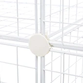 25'li Tel Küp Çok Amaçlı Organizer Raf Beyaz 33cm - 3