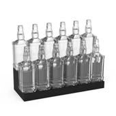 2 KATLI BAR  STANDI MODEL-1 SİYAH - 1