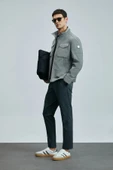Lufian Alex Smart Erkek Chino Pantolon Slim Fit Yeşil - 1