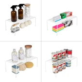 TEL ORGANİZER DOLAP DEPOLAMA RAFI 2'LI SET 22X40CM BEYAZ - 2