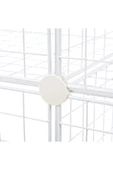20'li Tel Küp Çok Amaçlı Organizer Raf Beyaz 33cm - 5