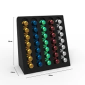 Kapsül Kahve Organizer Stand Model-2 Siyah - 2