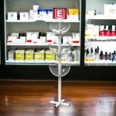 Eczane Standı&Eczane Teşhir Rafı&Üç Çanaklı Ürün Teşhir Standı - 6