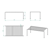 TEL ORGANİZER DOLAP DEPOLAMA RAFI 4'LÜ SET 22X40CM BEYAZ - 6