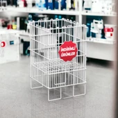 İNDİRİMLİ ÜRÜNLER 40X40 KATLANIR TEL HAVUZ SEPET BEYAZ - 2