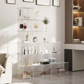 20'li Tel Küp Çok Amaçlı Organizer Raf Beyaz 33cm - 1