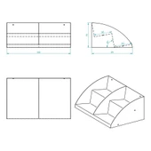 TEZGAHÖNÜ ORGANİZER RAF 50 CM 2 KATLI MODEL SİYAH - 7