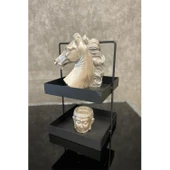 20x20 Siyah Tezgahüstü Mutfak ve Banyo Iki Katlı Organizer - 2