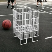 Ergonomik Tasarım 40x40 Katlanır Tel Havuz Sepeti Beyaz – Market, Avm, ve Bakkal İçin İdeal Ürün Teşhir Standı - 8