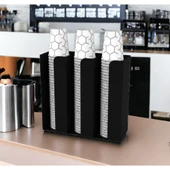 3 Bölmeli Özel Karton Bardaklık Organizer - 2