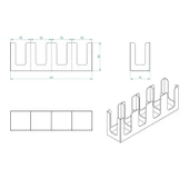 14Oz Kapasiteli 4 Bölmeli Metal Karton Bardaklık - Kahve Dükkanları ve HORECA İçin Mükemmel Bardak Ünitesi - 6