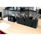 Ev & Endüstriyel Model Çatal Kaşık Bıçaklık Standı Siyah - 9