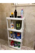 4 Raflı Plastik Banyo & Mutfak Organizer (Small Model) - 1