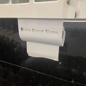 Home Sweet Home Temalı Beyaz Kağıt Rulo Havluluk thumbnail 6