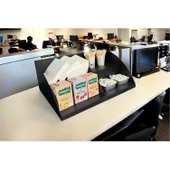 TEZGAHÖNÜ ORGANİZER RAF 50 CM 2 KATLI MODEL SİYAH - 2