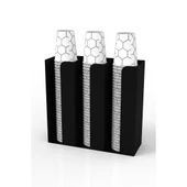 3 Bölmeli Özel Karton Bardaklık Organizer - 7