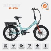 Stradacycles E-Via 20 Jant Hidrolik Disk Katlanabilir Elektrikli Bisiklet - 2