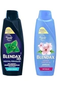 Blendax Erkekler Mentol Ferahlığı Nane Özlü Şampuan, 500 ml Ve Blendax Anında Parlaklık Ve Yumuşakl - 1
