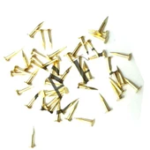 Klips, Menteşe, Ayağı Çivisi 7mm Çelik - Sarı 10gr - 1
