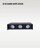 Haiti Led Aplik Siyah Kasa 2200K Amber Işık - 3