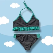 LACY FIRFIRLI ÇOCUK BİKİNİ TAKIM - 1