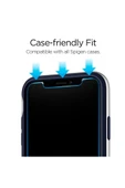 Spigen iPhone 11 / iPhone XR Cam Ekran Koruyucu Kolay Kurulum AlignMaster Glas.tR (2 Adet) -AGL00101 - 6