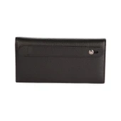 Karalı Hakiki Deri Unisex Portföy Siyah BC423-01 - 2