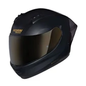 NOLAN N60-6 SPORT AUREO 331 MAT SİYAH ALTIN CAM KAPALI KASK - 1