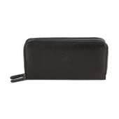 Karalı Hakiki Deri Unisex Portföy Siyah BC401-1 - 1