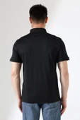Erkek Çıt Çıt Detaylı Pamuklu Polo Yaka T-shirt - 5