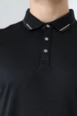 Erkek Çıt Çıt Detaylı Pamuklu Polo Yaka T-shirt - 8