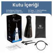 NPO Nicefeel FC1596 Taşınabilir,Şarjlı,Masajlı,Diş Teli/Protez Bakım Profesyonel Ağız Duşu-Siyah - 4