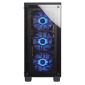 CORSAIR Corsair Crystal 460X RGB Fanli Tempered Glass Pencereli ATX KASA PSU YOK - 3
